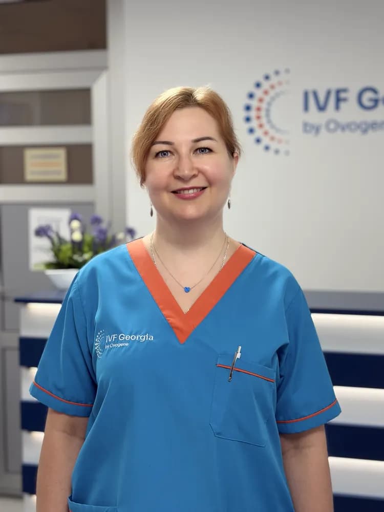 Olena Kotliarova, Chief embryologist